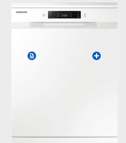 Samsung DW60H6050FW white dishwasher